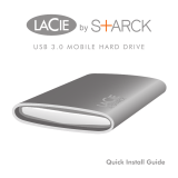 LaCie STARCK MOBILE USB 3.0 Bruksanvisning