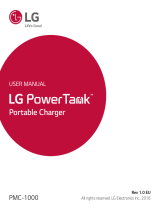 LG PowerTank PMC-1000 Användarmanual