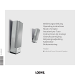 LOEWE Individual Universal Speaker Användarmanual