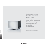 LOEWE Reference Sound Subwoofer Användarmanual