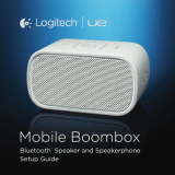 Logitech Mobile Boombox Bruksanvisning