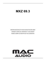 MAC Audio MXZ 69.3 Bruksanvisning