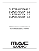 MAC Audio Super Audio 13.2 Bruksanvisning