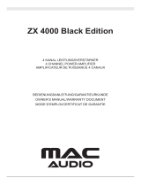 MAC Audio ZX 4000 Bruksanvisning