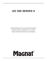 Magnat Audio AD 300 Series II Bruksanvisning