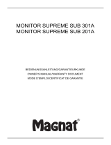 Magnat Monitor Supreme Sub 201A Bruksanvisning