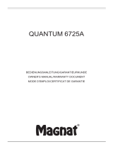 Magnat Quantum 6725 A Bruksanvisning