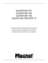 Magnat Quantum 753 Bruksanvisning