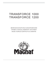 Magnat Transforce 1200 Bruksanvisning