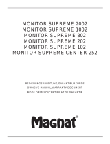 Magnat Monitor Supreme 2002 Bruksanvisning