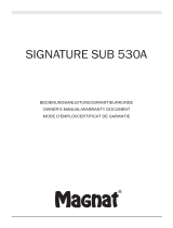 Magnat Signature Sub 530A Bruksanvisning