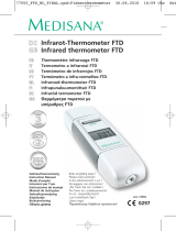 Medisana Digital infrared thermometer FTD Bruksanvisning