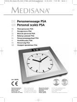 Medisana Personal Scales PSA Bruksanvisning