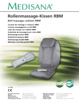 Medisana Roll massage seat cover RBM Bruksanvisning