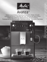 Melitta Avanza® series 600 Bruksanvisning