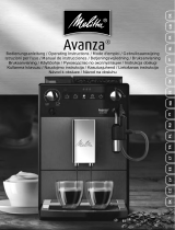 Melitta Avanza 600 Serie Användarmanual