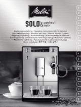 Melitta CAFFEO® SOLO® & Perfect Milk Bruksanvisning