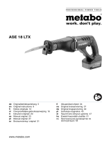 Metabo ASE18 LTX Bare Användarguide