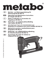 Metabo KG 16 Användarmanual