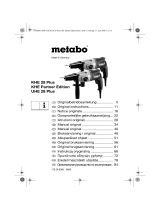 Metabo KHE 28 Plus Bruksanvisning