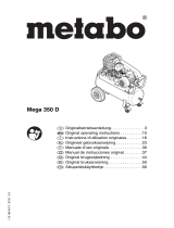 Metabo Mega 350 D Bruksanvisningar