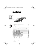 Metabo WX 21-180 Bruksanvisningar