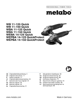 Metabo WB 11-150 Quick Bruksanvisningar