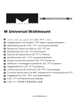 Multibrackets M Universal Wallmount Black Användarmanual