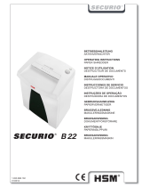 MyBinding HSM Securio B22S Level 2 Strip Cut Användarmanual