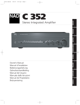 NAD Electronics C 352 Användarmanual
