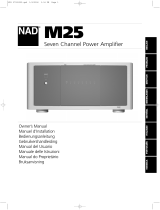NAD Electronics m25 Användarmanual