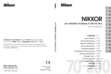 Nikon AF-S Nikkor 70-200 mm f/ 2.8 G IF ED VR II Lens Användarmanual
