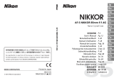 Nikon AF-S NIKKOR 85MM F-1.4G Användarmanual