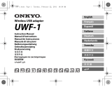 ONKYO UWF-1 Bruksanvisning