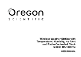 Oregon Scientific BAR388HG Användarmanual