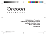 Oregon Scientific BAR 122HGN Användarmanual