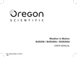Oregon Scientific BAR200 /  BAR200U  / BAR200A Användarmanual