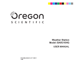 Oregon Scientific BAR310HG Användarmanual