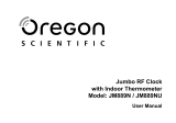 Oregon Scientific JM889N Användarmanual