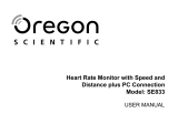 Oregon Scientific SE833 Användarmanual