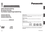 Panasonic DVDS1 Bruksanvisning