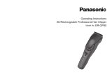 Panasonic ERGP80 Bruksanvisning