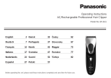Panasonic ER1611 Bruksanvisning