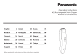 Panasonic ER-CA70 Bruksanvisning