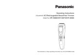 Panasonic ER-GB70 Bruksanvisning