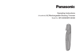 Panasonic ERGD60 Bruksanvisningar