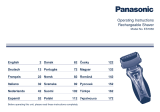 Panasonic ES-7058 Bruksanvisning
