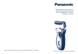 Panasonic ES7101 Bruksanvisning