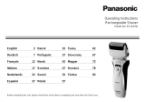 Panasonic ESRW30 Bruksanvisning
