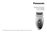 Panasonic ESWD92 Bruksanvisning